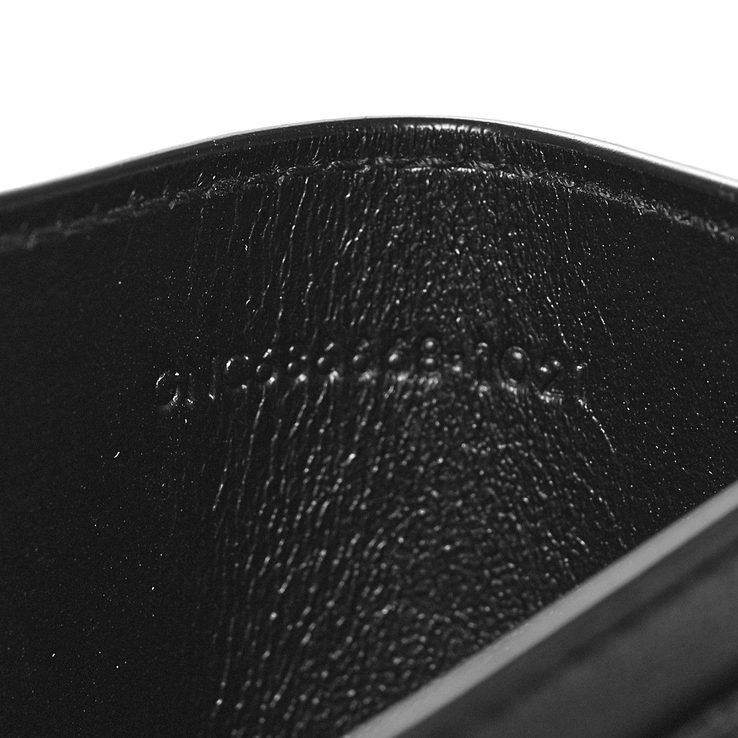 Saint Laurent Lambskin Quilted Gaby Credit Card Case Black 7 of 9