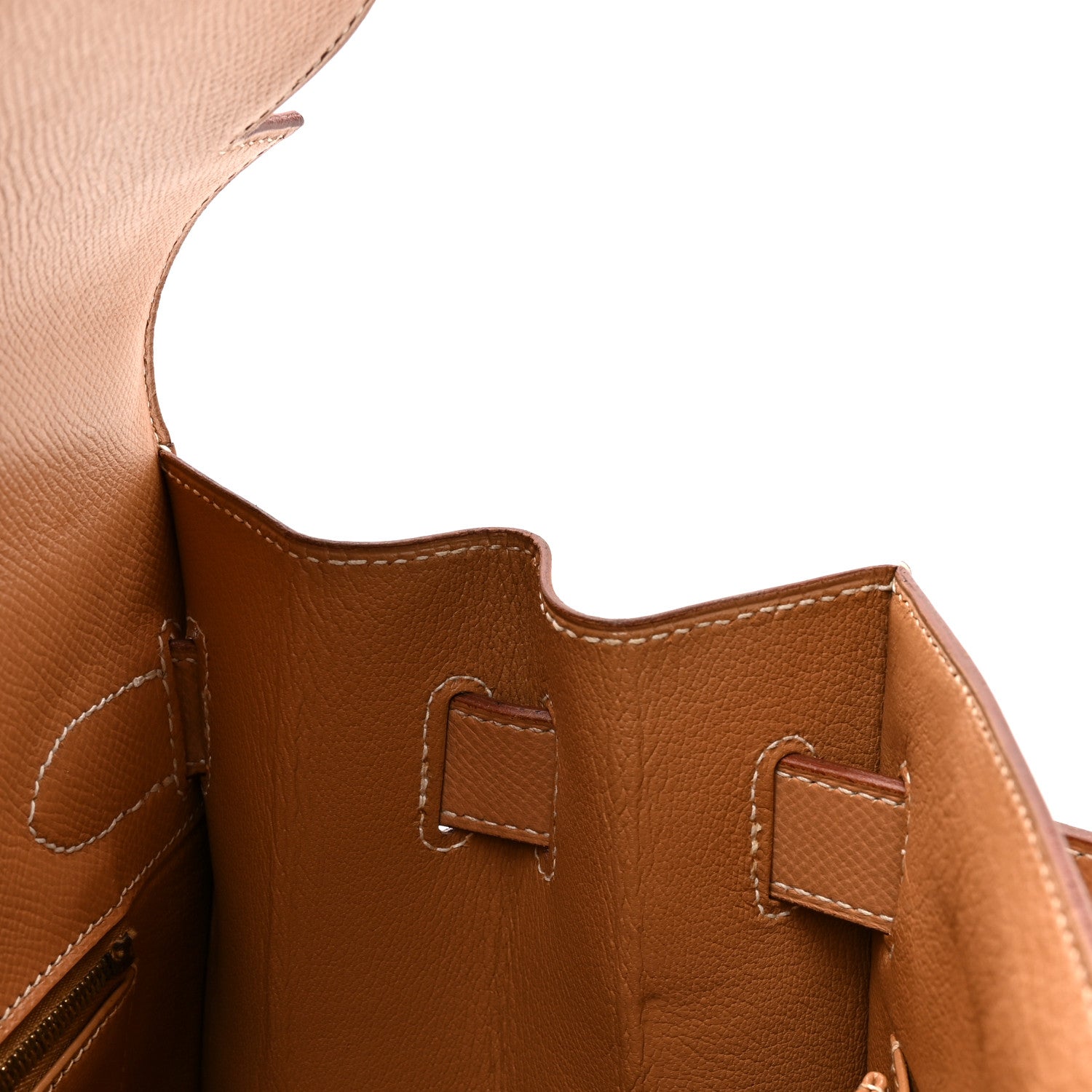 Hermes Courchevel Kelly Sellier 40 Tabac Camel 13 of 14