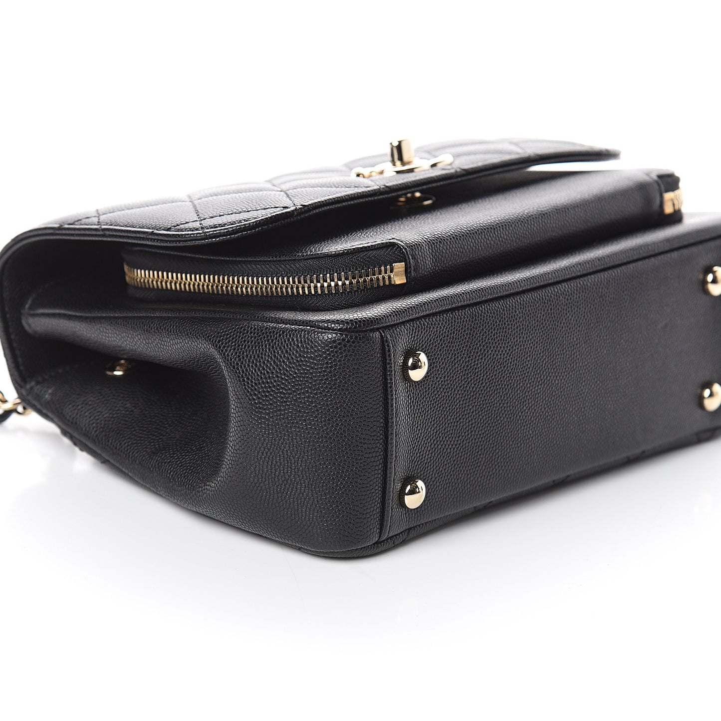Caviar Quilted Medium Business Affinity Flap Black