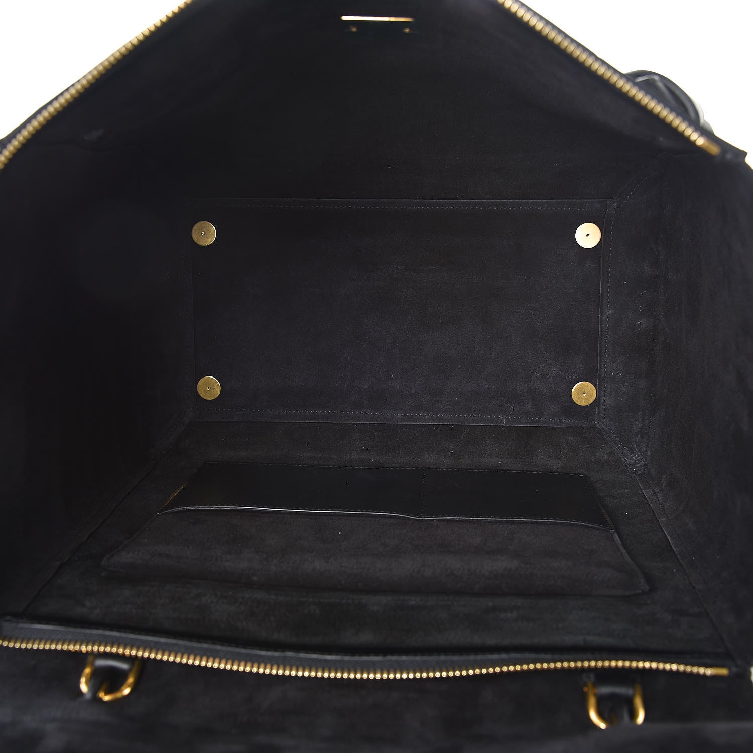 Celine Calfskin Crocodile Embossed Small Belt Bag Black 5 of 7