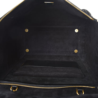 Celine Calfskin Crocodile Embossed Small Belt Bag Black 5 of 7