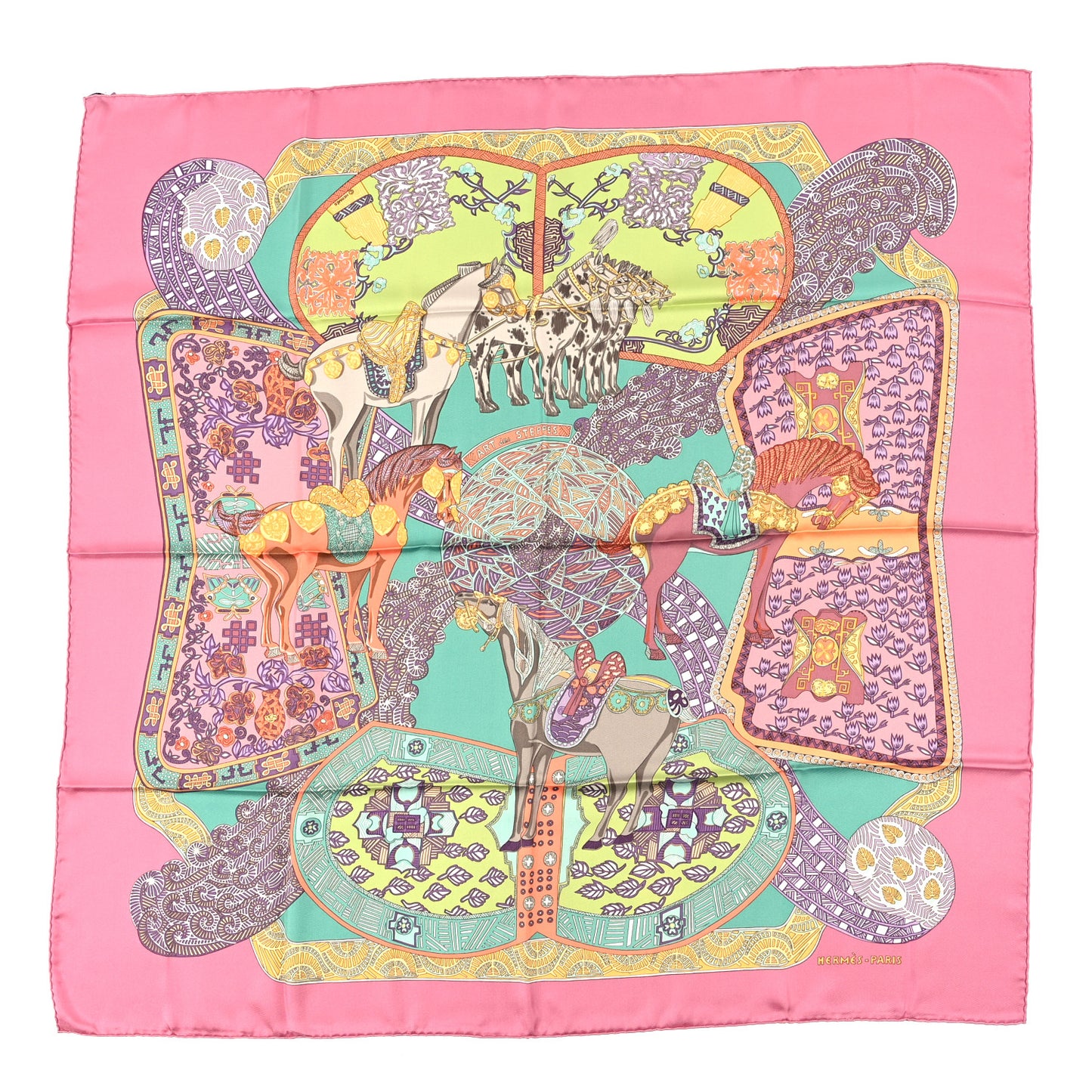 Silk Art Des Steppes Scarf 90