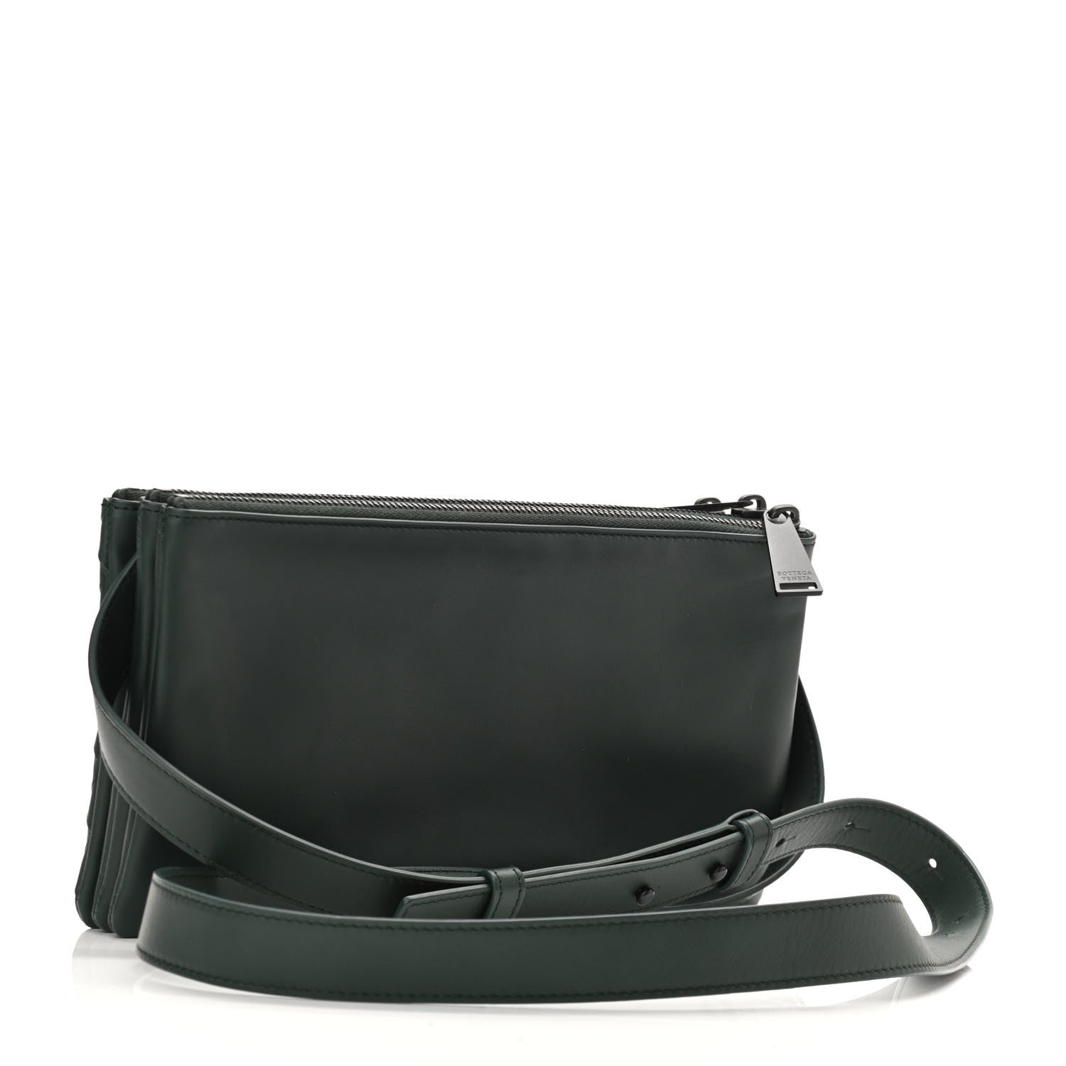 Bottega Veneta Nappa Intrecciato Triple Zip Messenger Bag Bottle 3 of 10