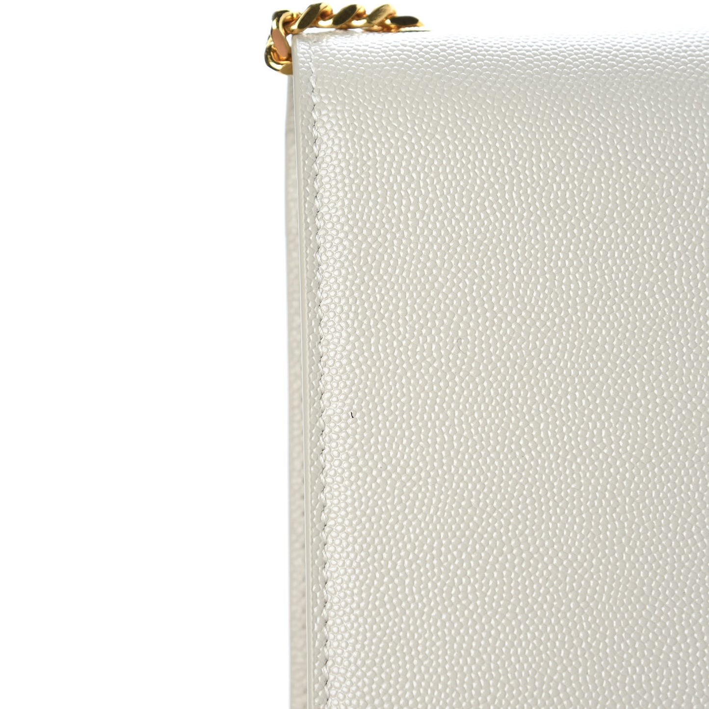 Grain De Poudre Medium Classic Monogram Kate Satchel Blanc Vintage