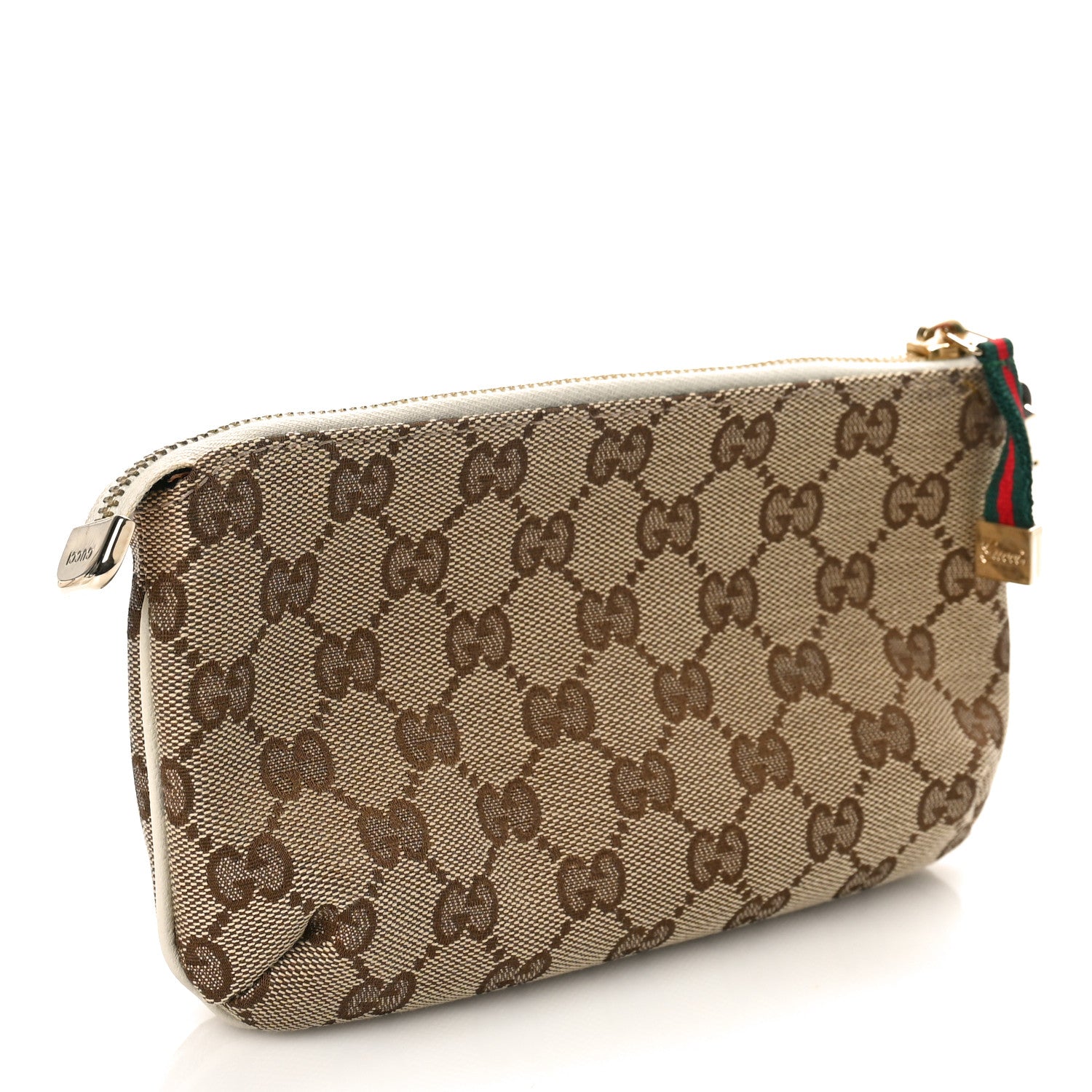 Gucci Monogram Web Princy Wristlet Off White 3 of 9