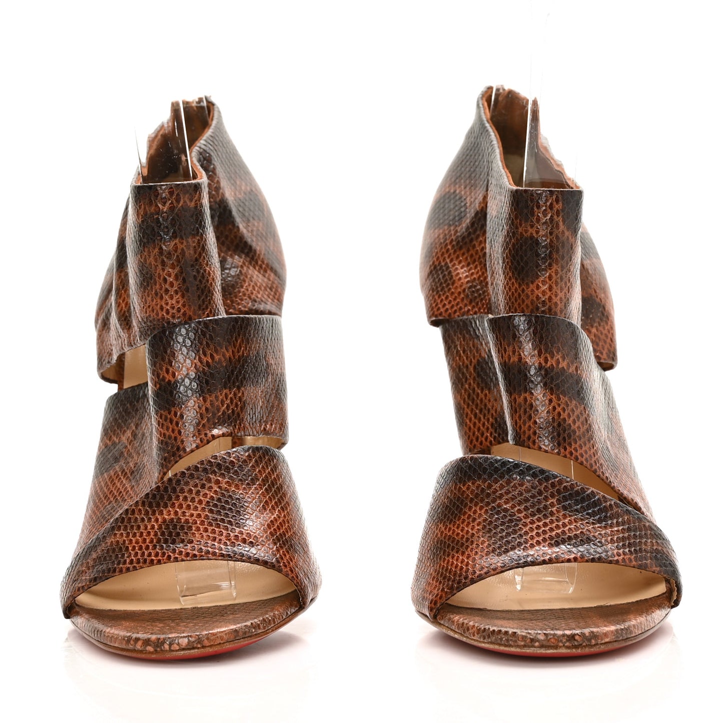 Karung Cachottiere 100 Peep Toe Booties 38.5 Brown
