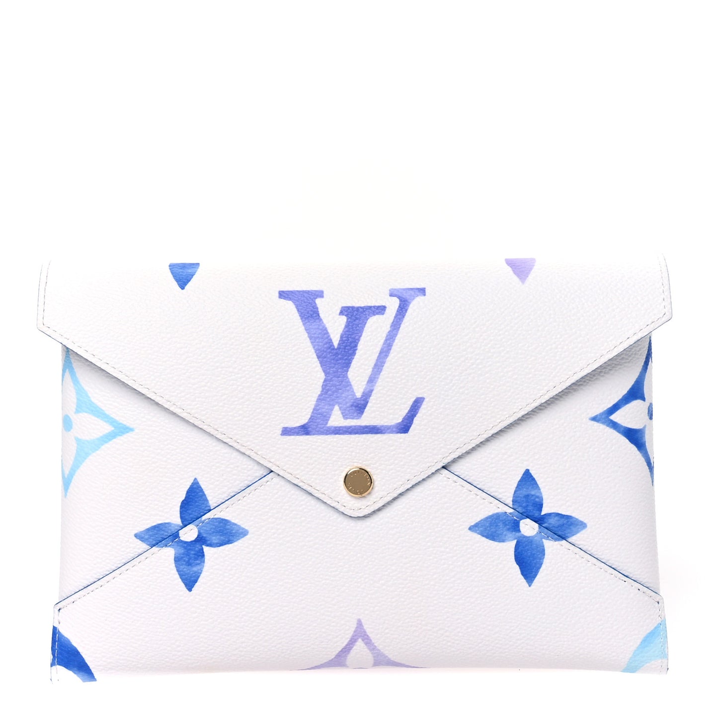 Monogram Giant By The Pool Kirigami Pochette Set Blue Rose Beige