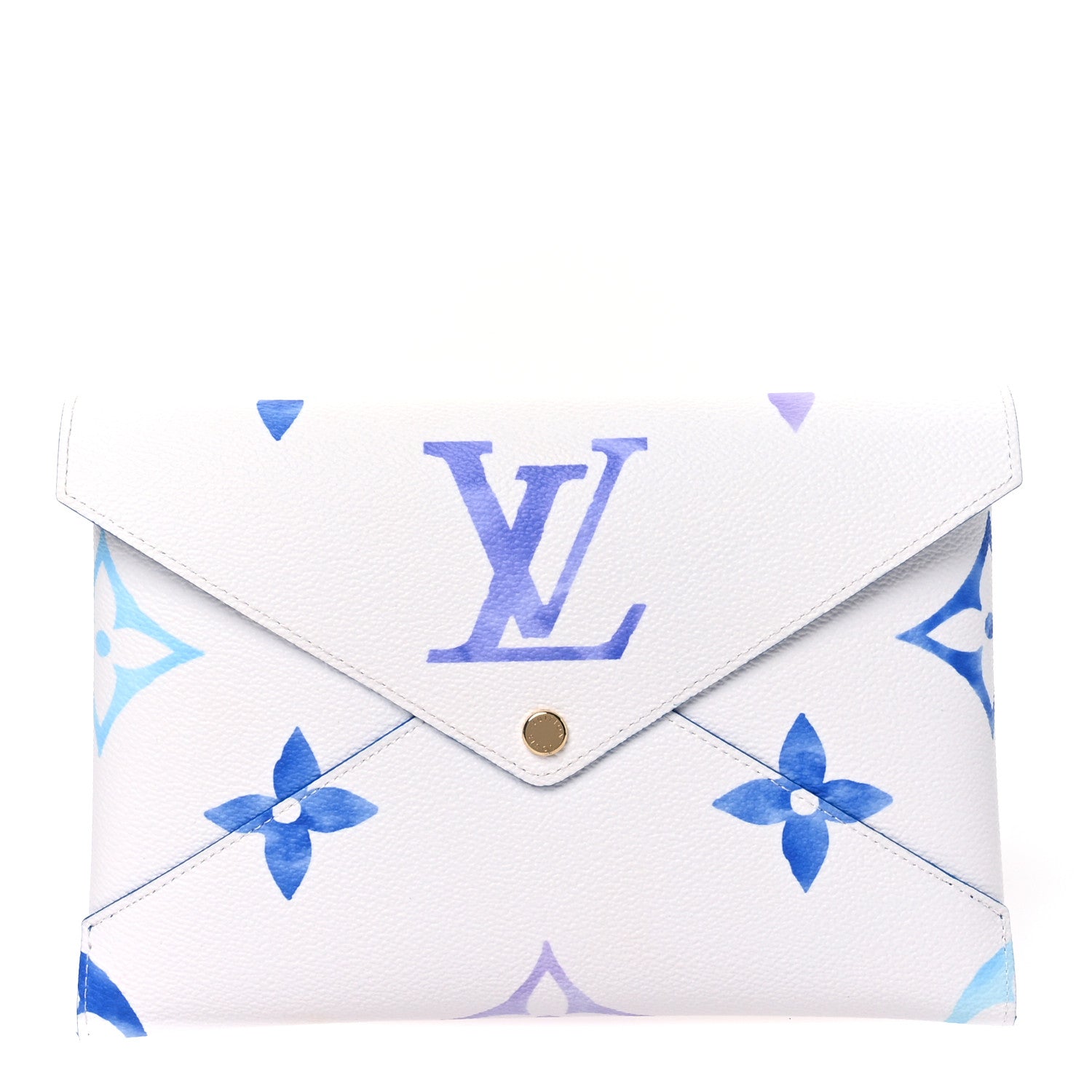 Louis Vuitton Monogram Giant By The Pool Kirigami Pochette Set Blue Rose Beige 3 of 9
