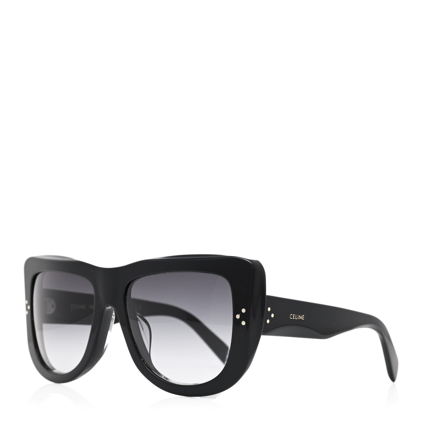 Acetate Square Sunglasses CL40157U Black