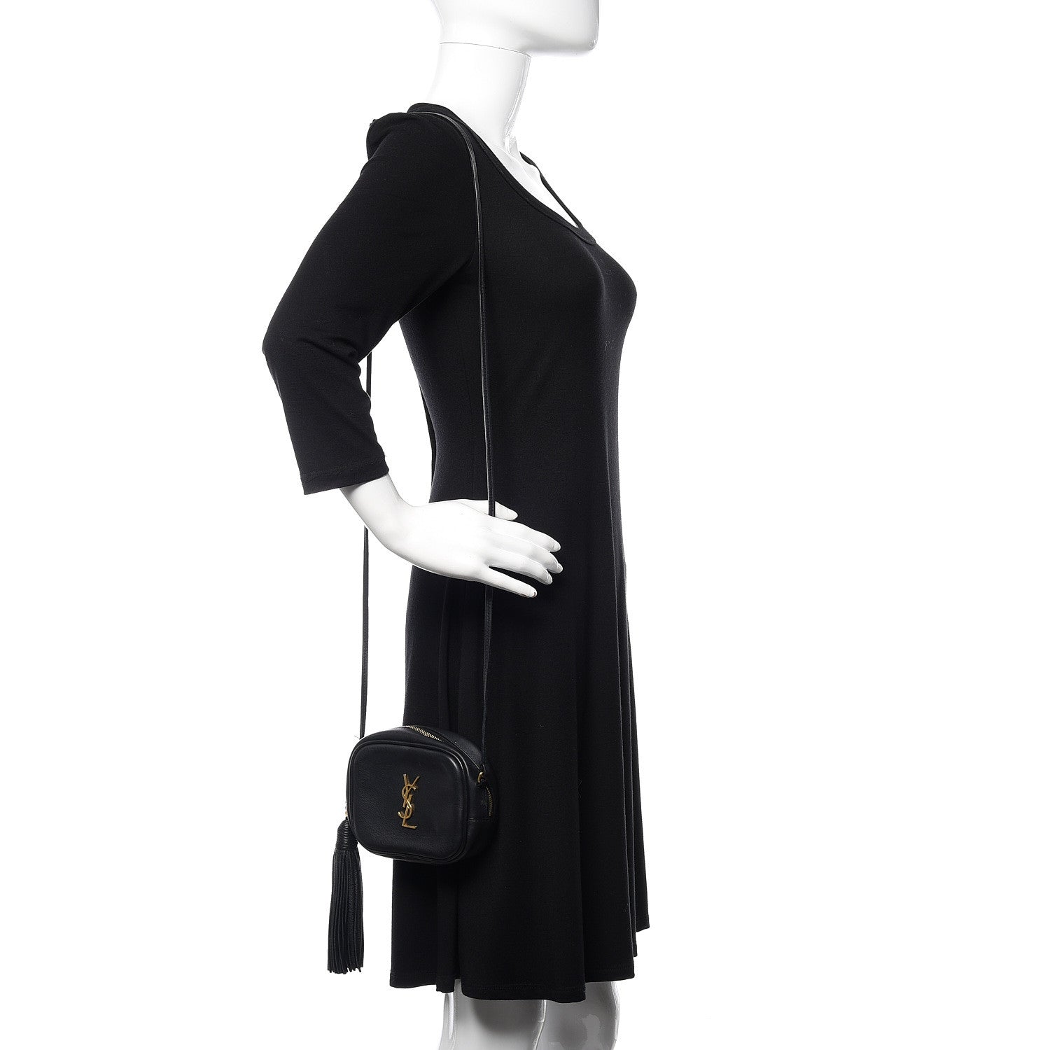 Saint Laurent Nappa Monogram Blogger Bag Black 2 of 12