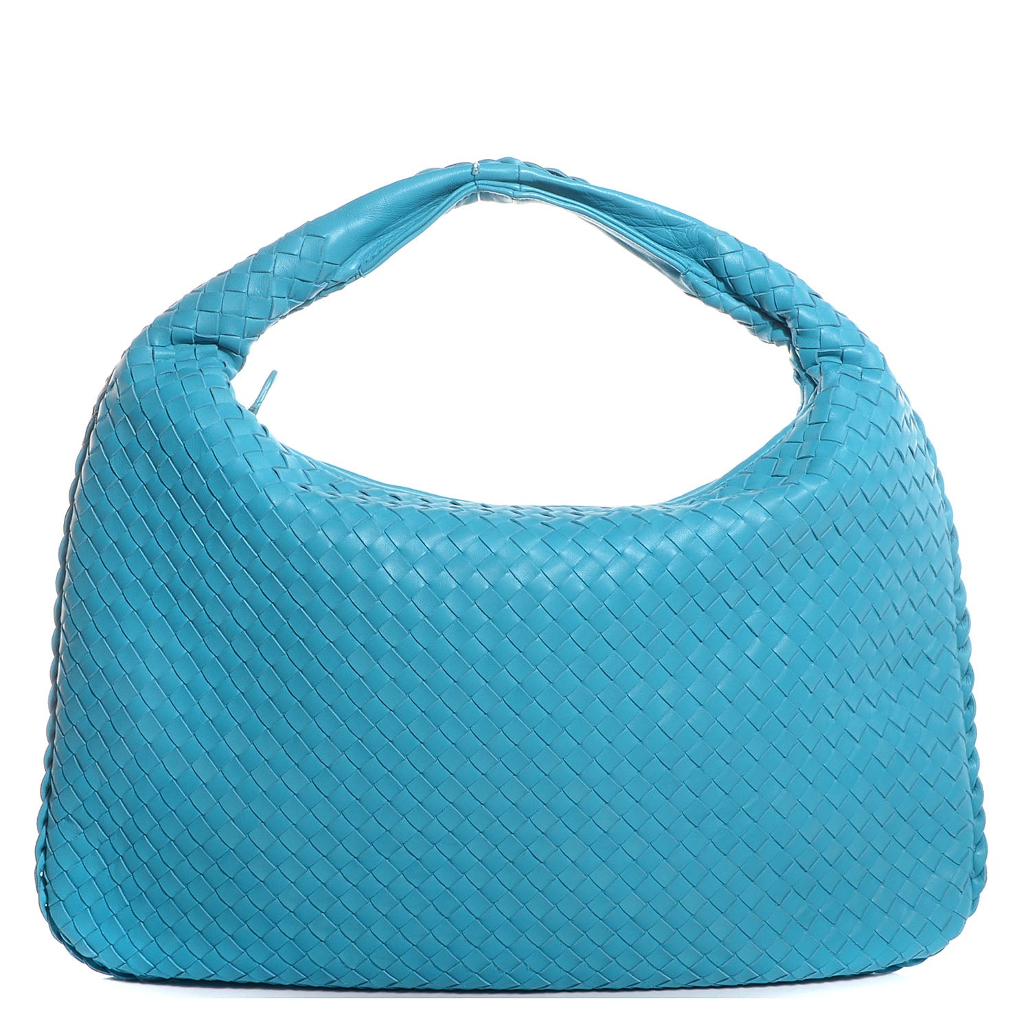 Bottega Veneta Nappa Intrecciato Large Veneta Hobo Turquoise 1 of 9
