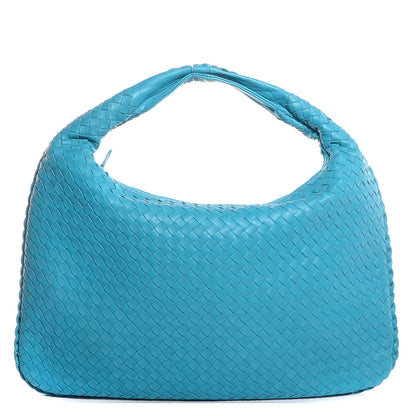Bottega Veneta Nappa Intrecciato Large Veneta Hobo Turquoise 1 of 9