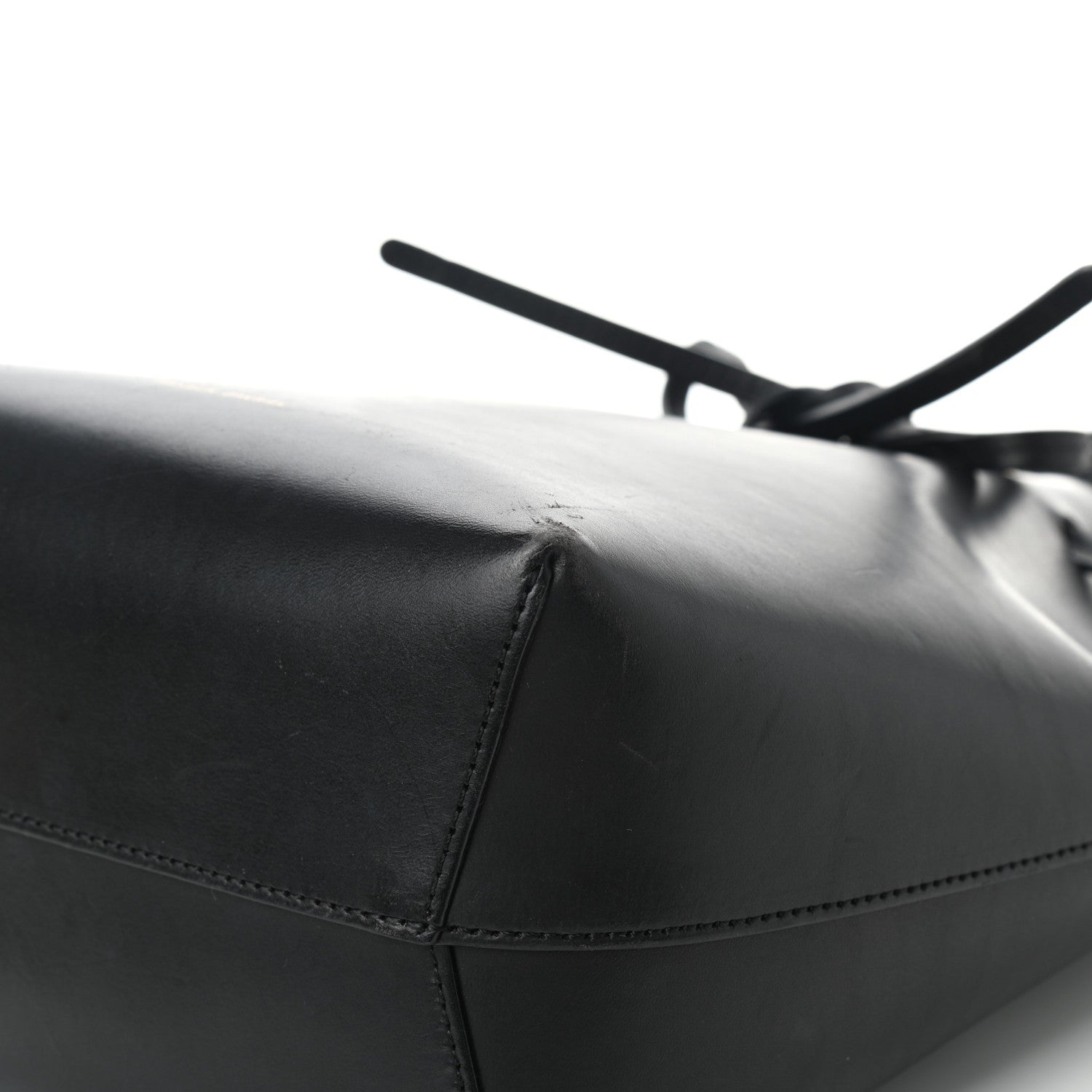 Mansur Gavriel Calfskin Mini Bucket Bag Black Flamma 9 of 11