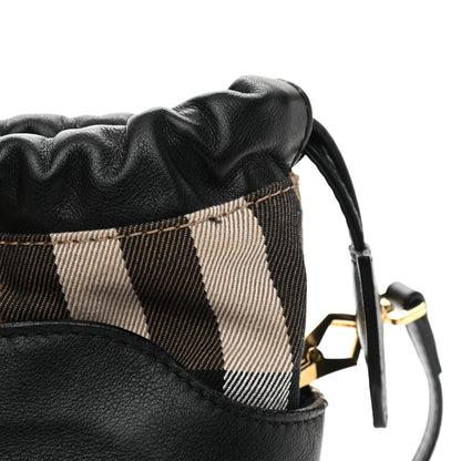 Burberry Calfskin House Check Little Crush Black 12 of 13