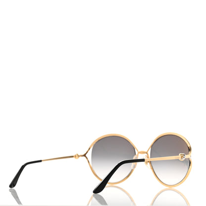 Cartier Metal Round Sunglasses CT0226S Gold Silver 4 of 7