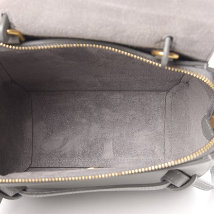 Celine Grained Calfskin Nano Belt Bag Cloud 6 of 12