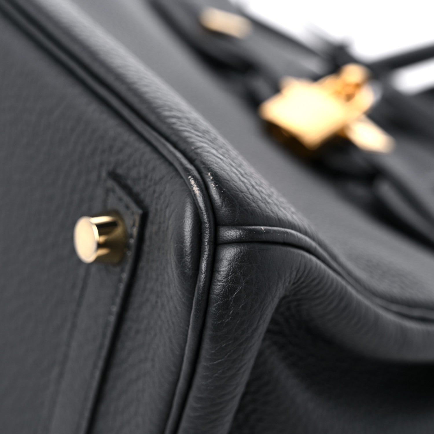 Hermes Togo Birkin 25 Plomb 9 of 17