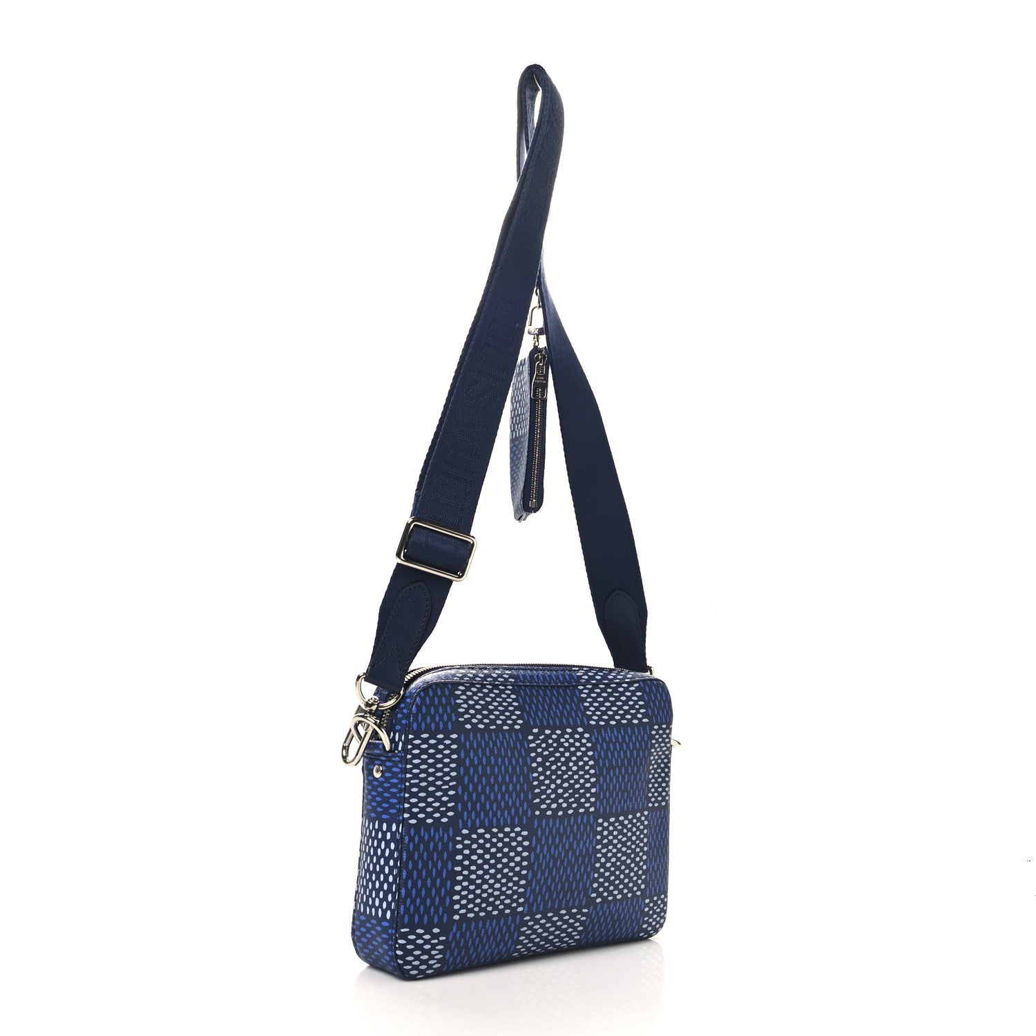 Louis Vuitton Damier Heritage Trio Messenger Blue 4 of 10