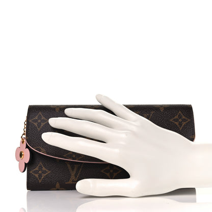 Louis Vuitton Monogram Bloom Flower Emilie Wallet 2 of 9