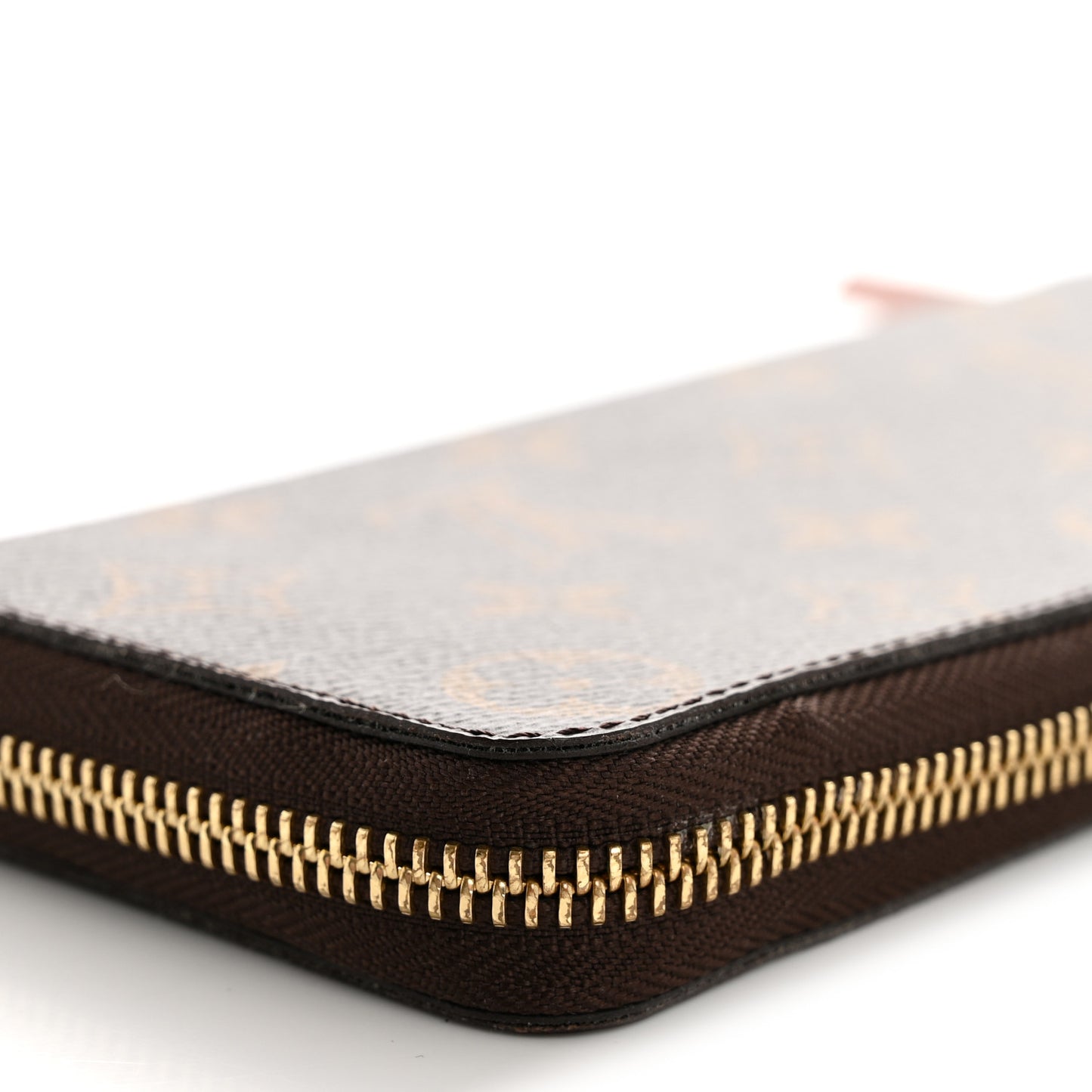 Monogram Clemence Wallet Rose Ballerine