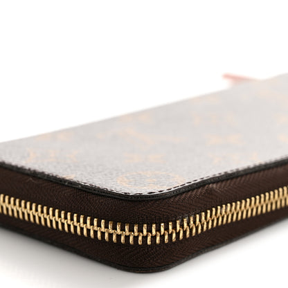 Louis Vuitton Monogram Clemence Wallet Rose Ballerine 10 of 10