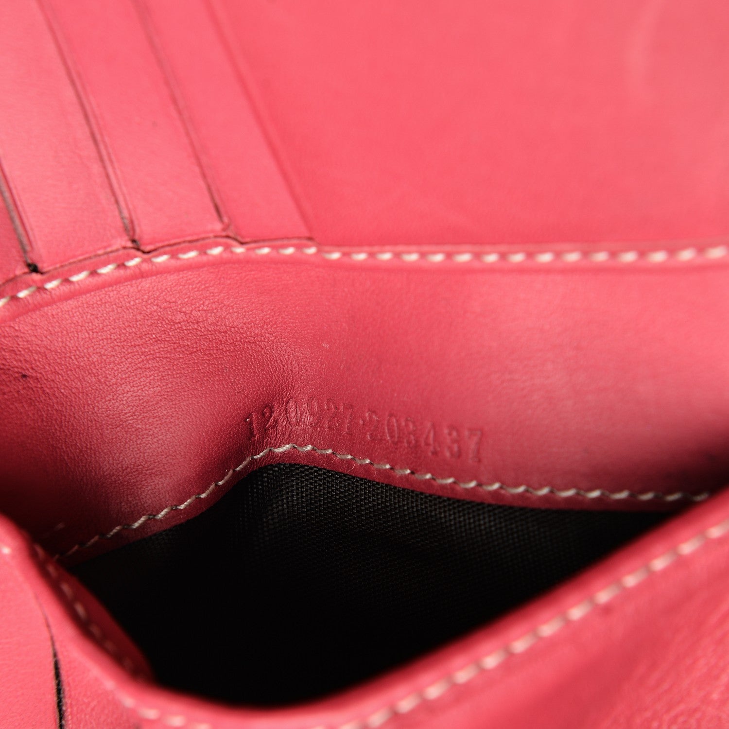 Gucci Calfskin Monogram Compact Wallet Pink 7 of 9