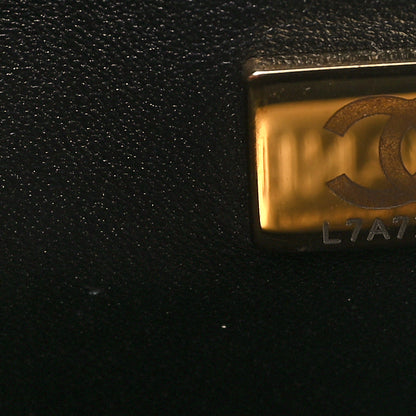 Chanel Lambskin Quilted Walk of Fame Star Bag Black 7 of 10