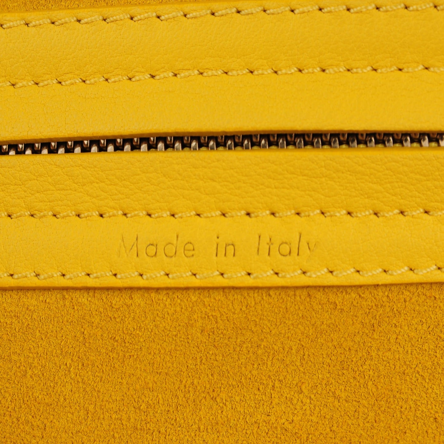 Supple Calfskin Large Phantom Luggage Sun Yellow