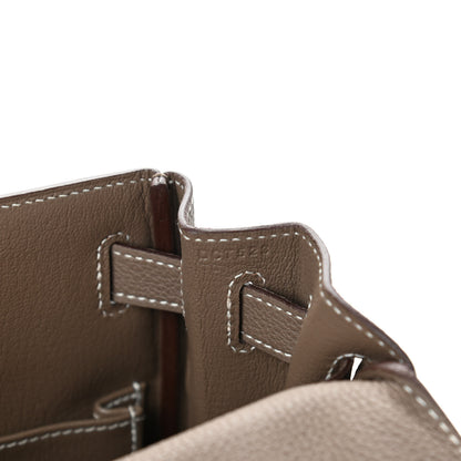 Hermes Togo Kelly Retourne 28 Etoupe 6 of 9