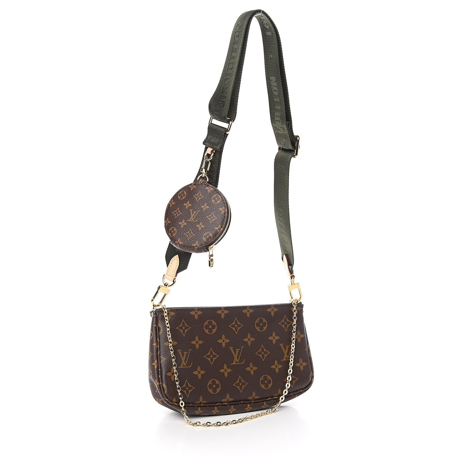 Louis Vuitton Monogram Multi Pochette Accessories Kaki 3 of 14