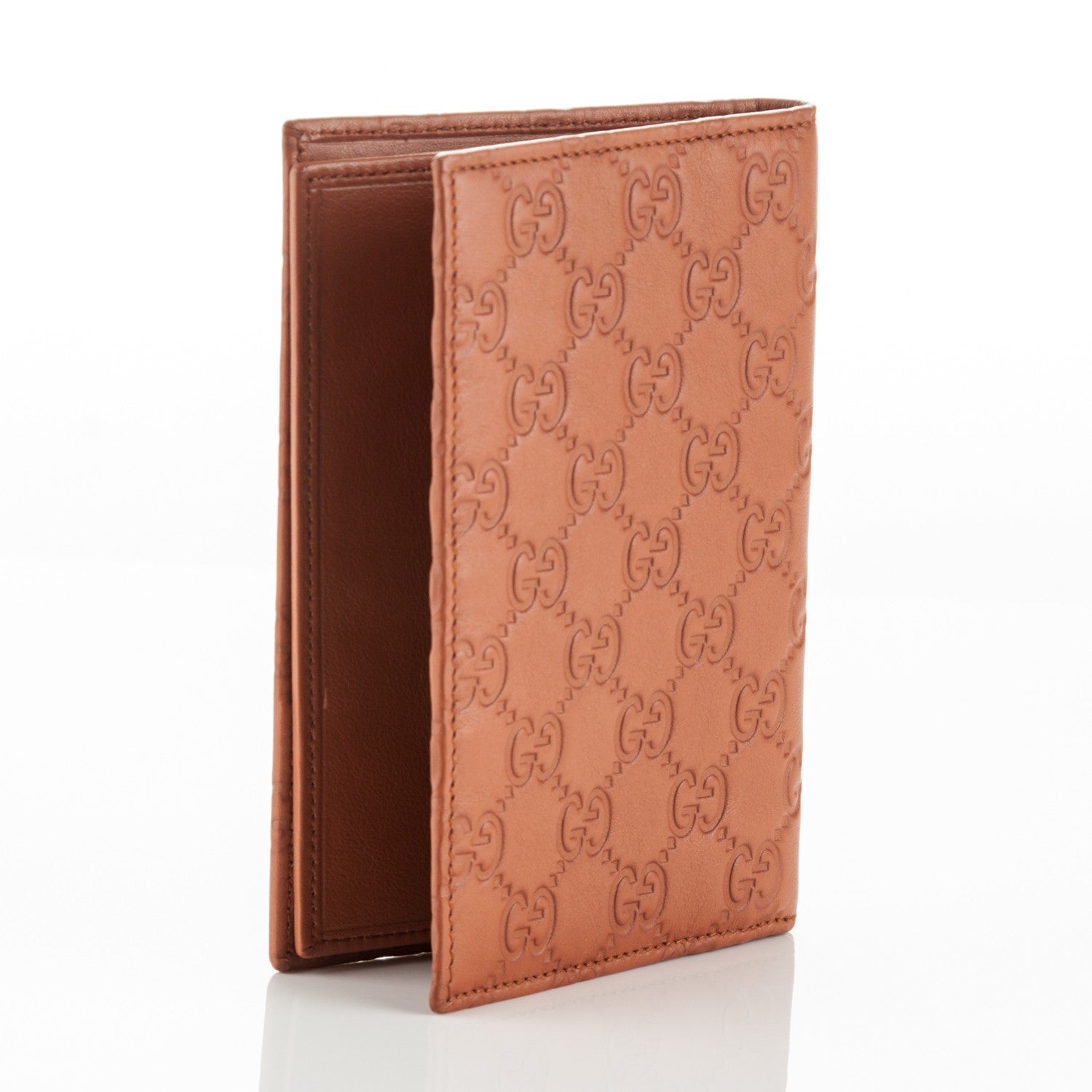 Gucci Guccissima Passport Case Saffron 3 of 7