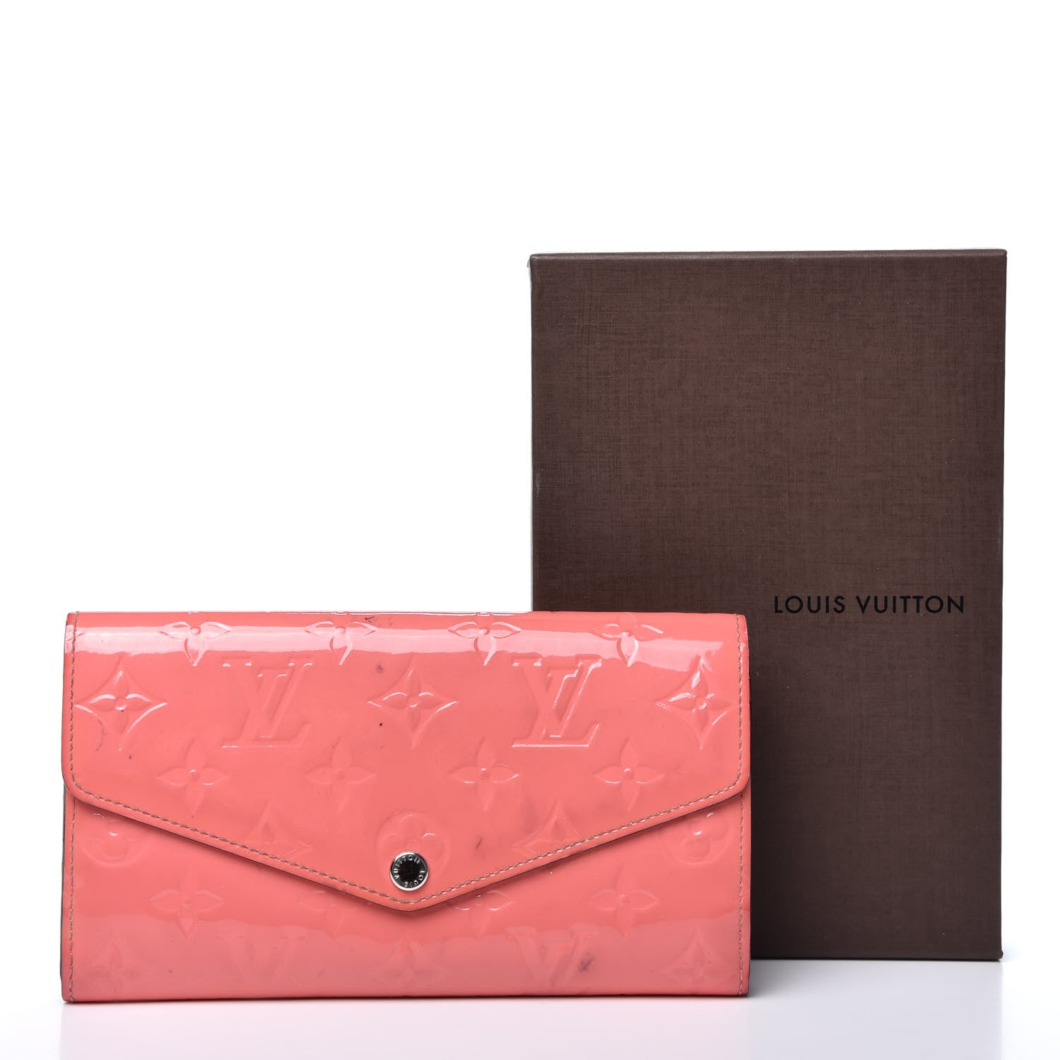 Louis Vuitton Vernis Sarah Wallet NM Poppy 10 of 10