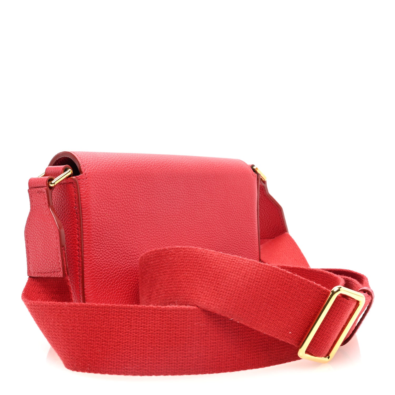 Tom Ford Grained Calfskin Mini Tara Long Strap Crossbody Bag Red 3 of 9