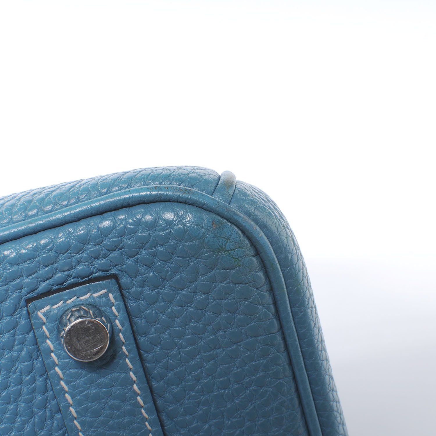 Hermes Togo Birkin 35 Blue Jean 5 of 11