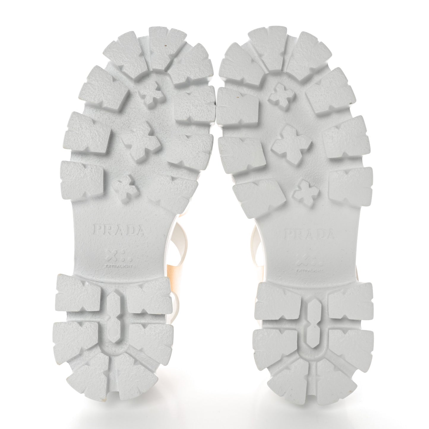 Vitello Metal Triangle Logo Monolith 55mm Cage Sandals 37 Platino