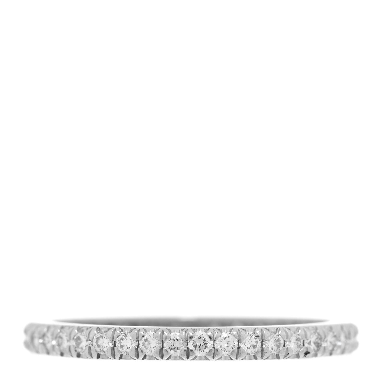 Tiffany Platinum Diamond Soleste Eternity Band Ring 50 5.25 3 of 5
