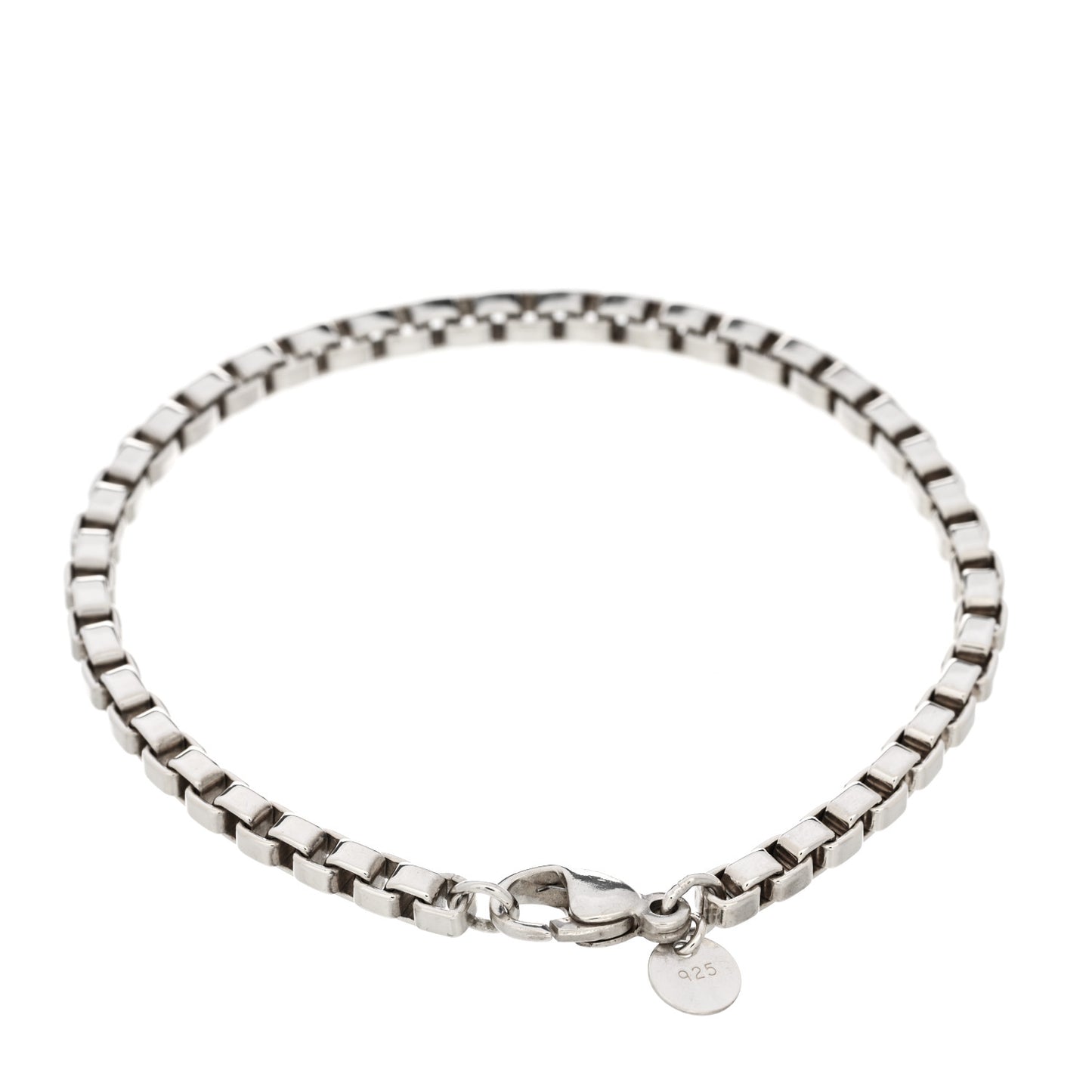 Sterling Silver 4mm Venetian Link Bracelet