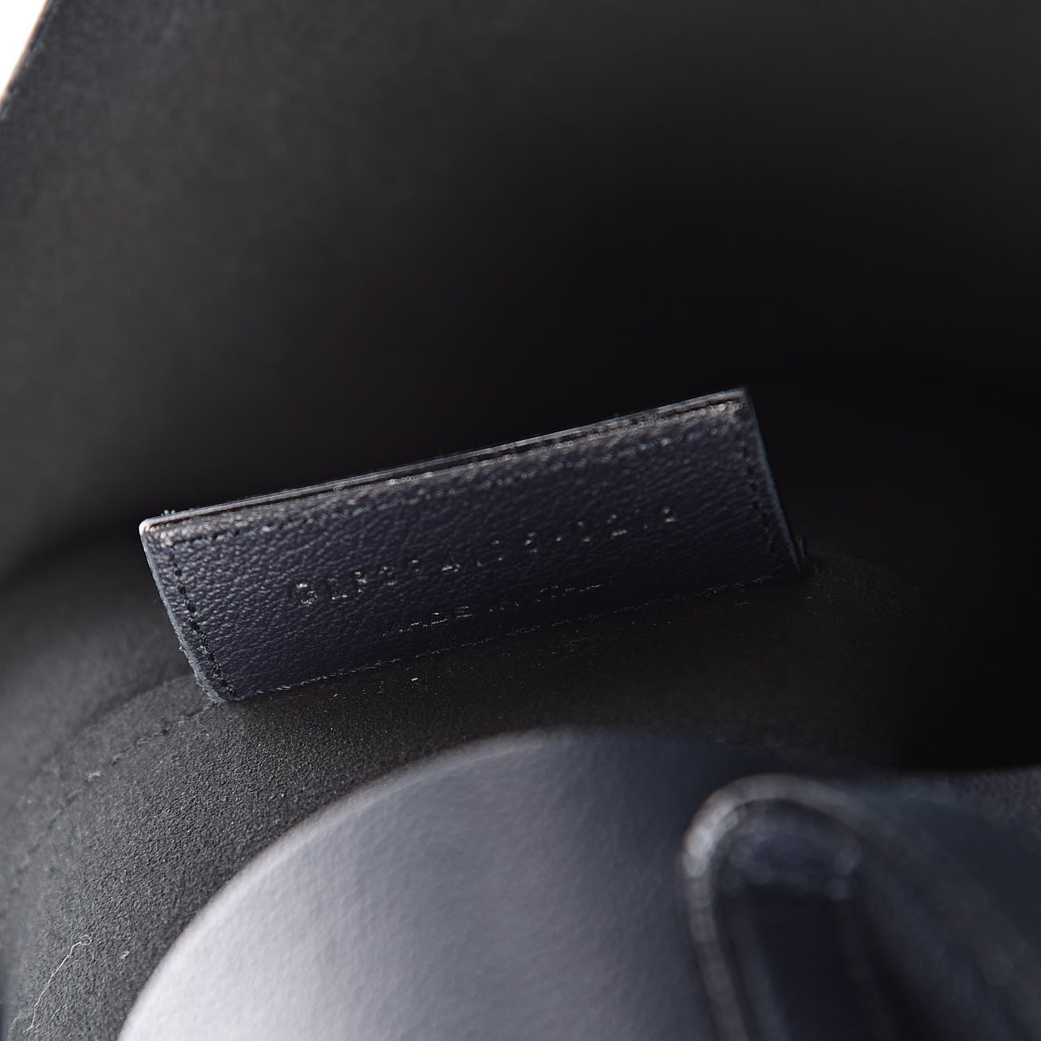 Saint Laurent Calfskin Large Shopping Tote Navy 8 of 10