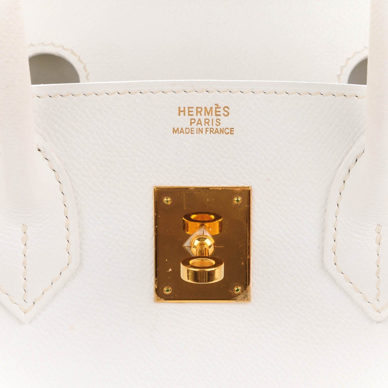 Hermes Epsom Birkin 30 White 9 of 23