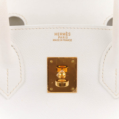 Hermes Epsom Birkin 30 White 9 of 23
