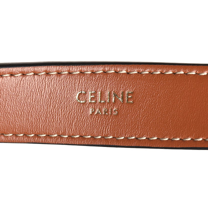 Celine Suede Calfskin Large Triomphe Heloise Shoulder Bag Tobacco 7 of 13