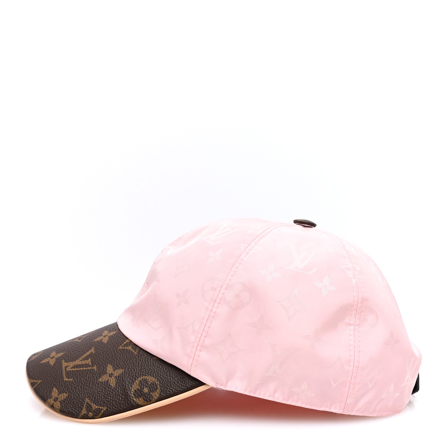 Louis Vuitton Polyester Silk Monogram LV Get Ready Cap L Pink 4 of 7