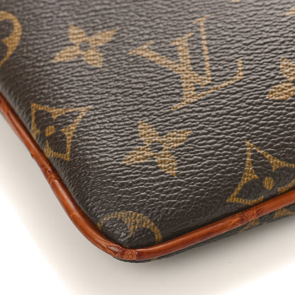 Louis Vuitton Monogram Alligator Trim Mahina XL Pochette 7 of 9