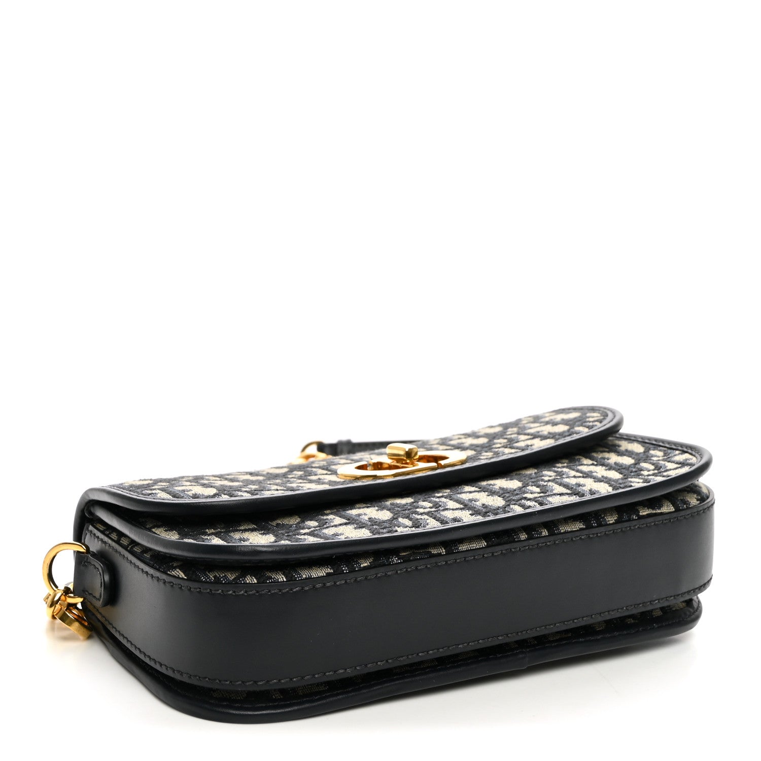 Christian Dior Oblique 30 Montaigne Avenue Bag Blue 4 of 10