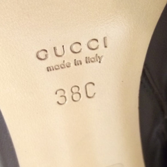 Gucci Leather Knee High Boots 38 Chocolate 6 of 9
