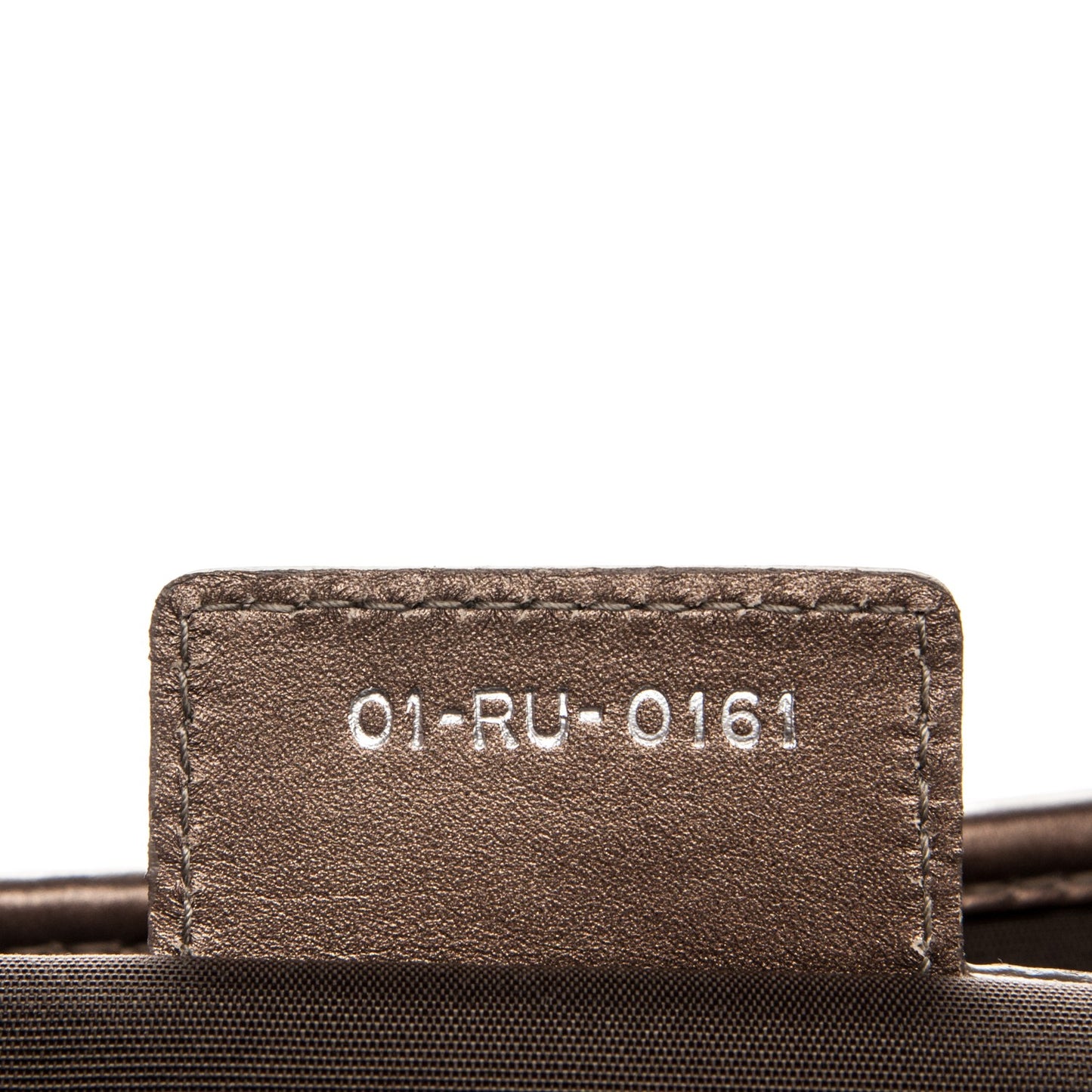 Metallic Canvas Cannage Small Panarea Tote Brown