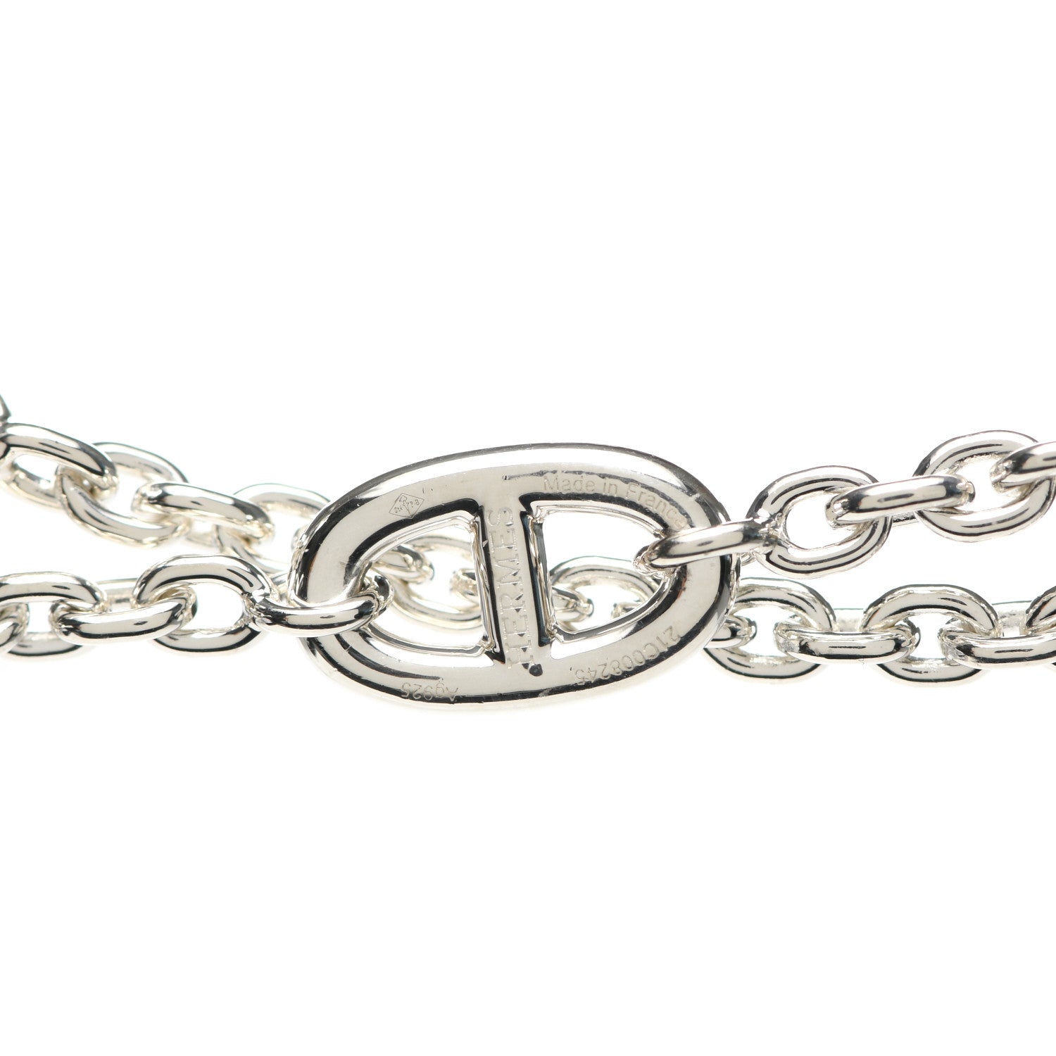 Hermes Sterling Silver Farandole Necklace 120 4 of 5