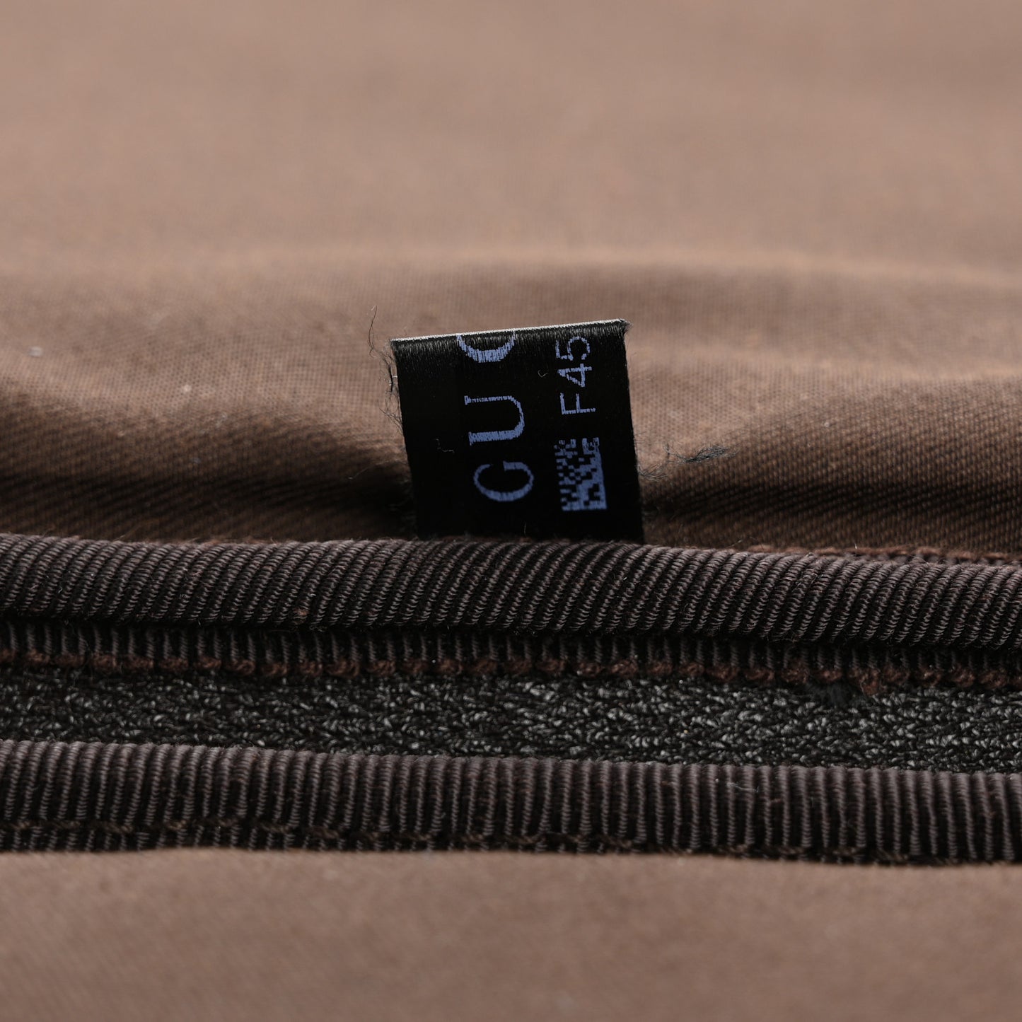 Guccissima Zip Around Laptop Case Dark Brown