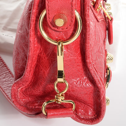 Balenciaga Agneau Giant 12 Gold Hardware Mini City Rouge Cardinal 12 of 12