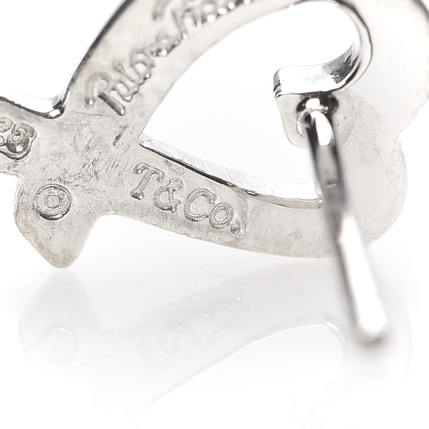 Sterling Silver Mini Paloma Picasso Loving Heart Earrings